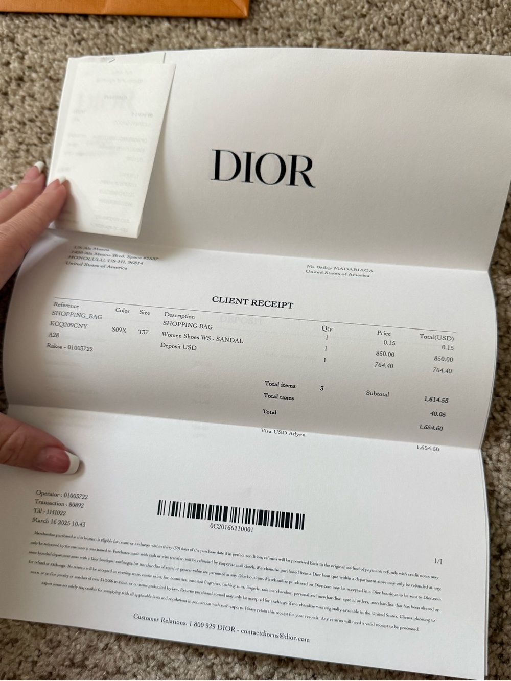 Dior lunar new year capsule DWAY slides (year of the snake, 2025) - Picture 13 of 13